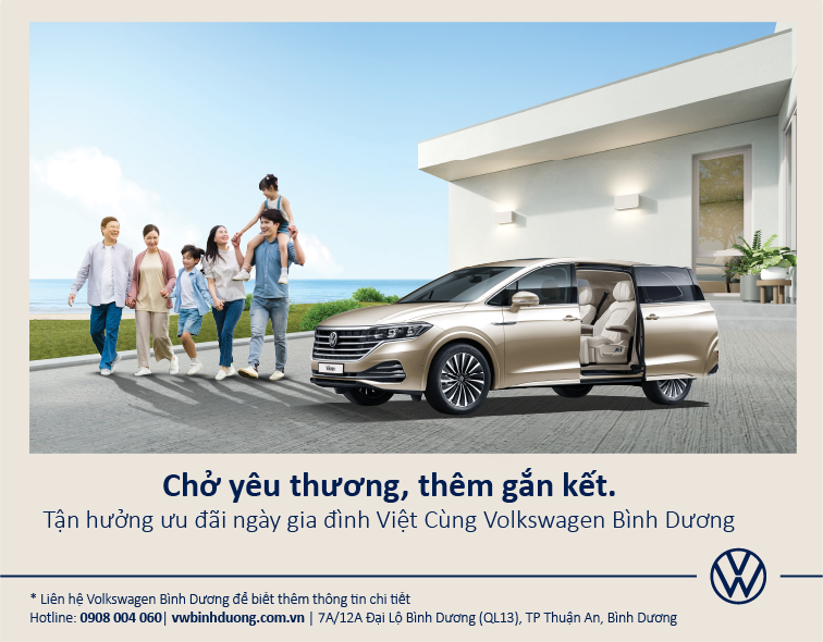 Chương trình ưu đãi tháng 6.2025 từ Volkswagen Việt Nam đồng hành cùng VW Bình Dương